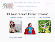 Tablet Screenshot of indianahypnosiscenter.com